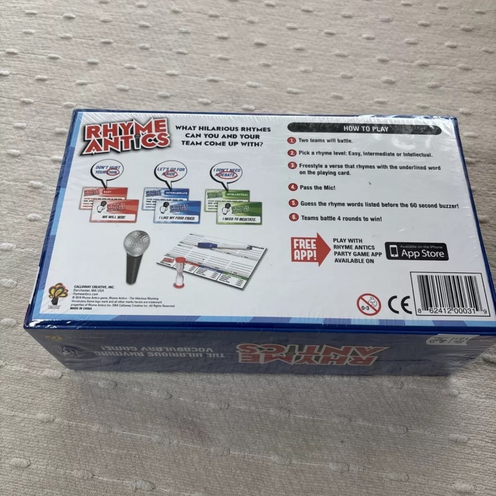 Rhyme Antics - Brand New Sealed in Box - The Hilarious Rhyming Vocabulary Game - Picture 6 of 14